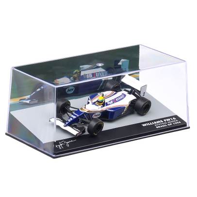 Macheta F1 Williams FW16 #2 Ayrton Senna Brazilia GP 1994 albastru cu alb 1:43