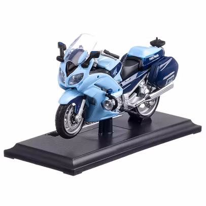 Yamaha FJR 1300A Politia SUA 2018, macheta motocicleta, scara 1:18, alb cu albastru, Maisto-2