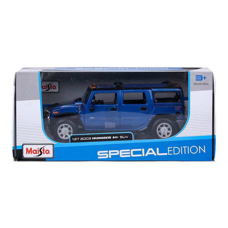 Macheta Hummer H2 SUV Albastru – 1:24 Maisto