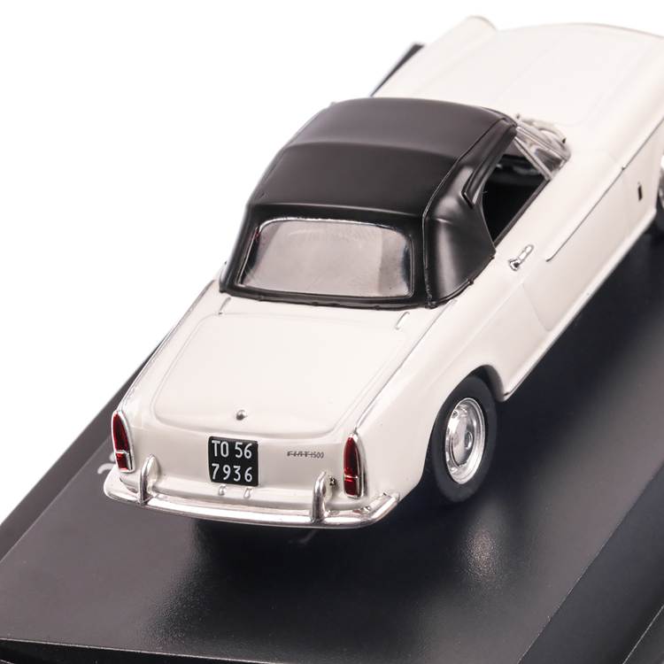 FIAT 1500 Cabriolet, macheta auto scara 1:43, gri, Magazine models