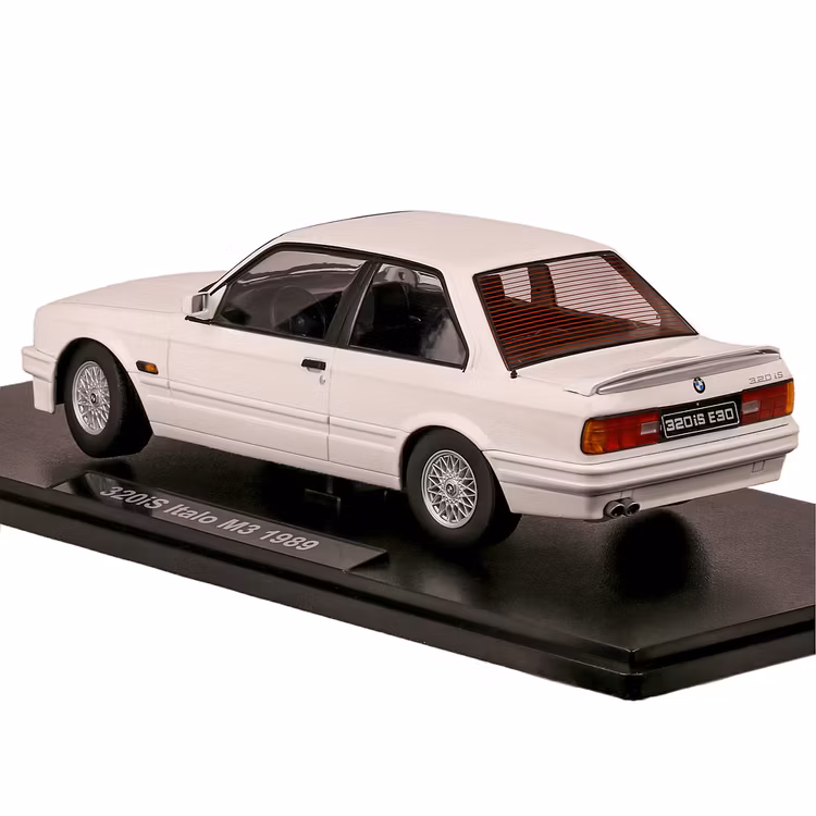 Modèle Miniature BMW M3 Italo 320iS E30 1989 - Échelle 1/18 KK Scale - Rouge - Neuf