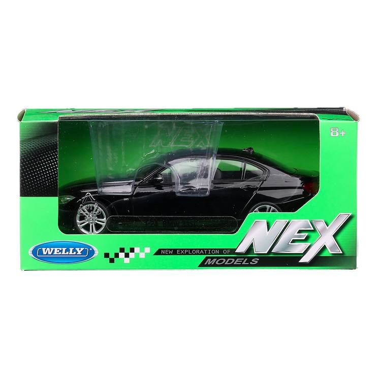 Macheta auto BMW 335i (F30) 2014 scara 1:24 negru Welly