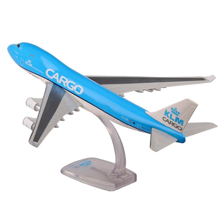 Macheta avion Boeing 747-400 ERF KLM Cargo scara 1:200 PPC