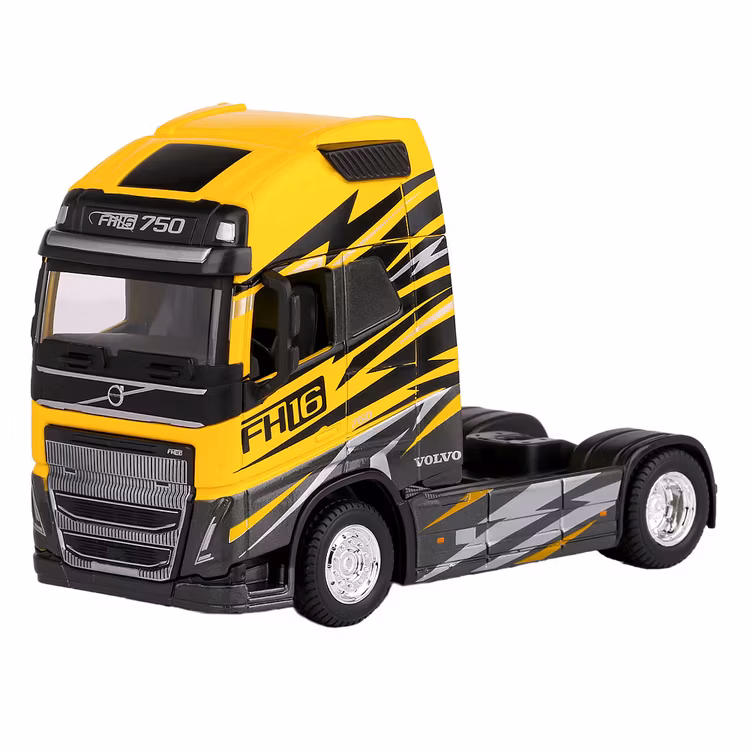 No83 ミニカー1/50 VOLVO FH4 Axle Ballasted Volvo FH16 Globetrotter 750 XXL – Macheta Cap Tractor 1:43 – Negru