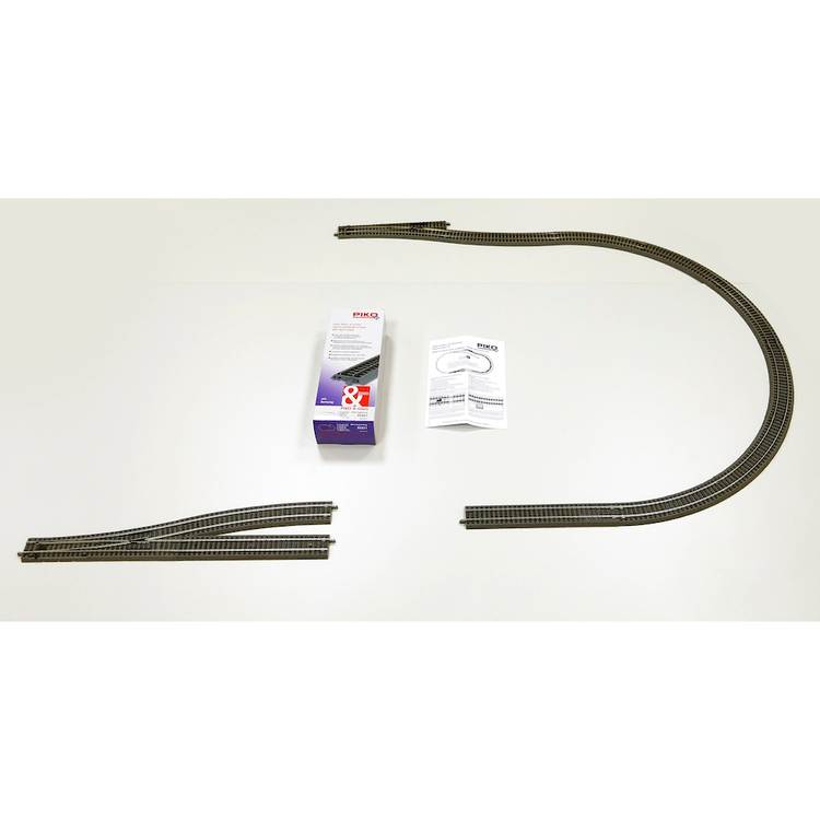 Set Sina PIKO HO 55321 – Extensie C cu Statie si Macazuri
