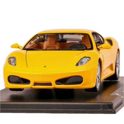 Macheta auto Ferrari F430 2004 galben 1-24-1