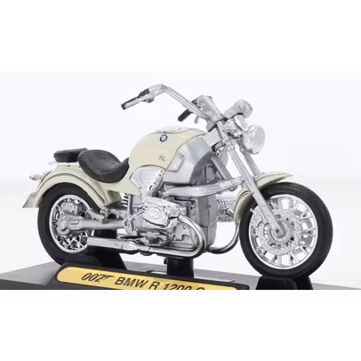 Macheta Moto BMW R1200C James Bond 007 Tomorrow Never Dies Hellbeige 1:18 - Motormax