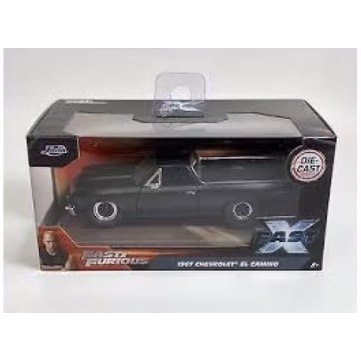 Chevrolet El Camino 1967 Fast and Furious 1-32 Matt Black Jada Toys
