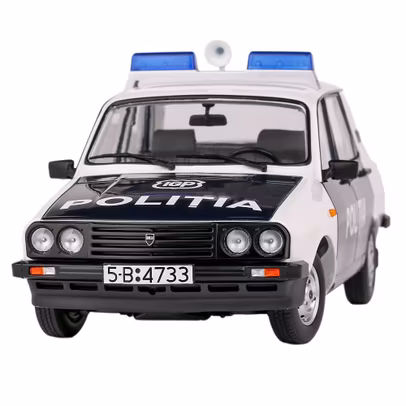 Macheta Dacia 1310 TLX Politia Romana 1:18 - Triple9 - Editie Limitata