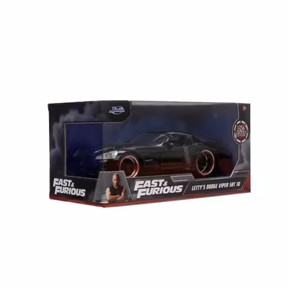 Macheta Lettys Dodge Viper SRT Fast and Furious 1-32 Glossy Black Jada Toys