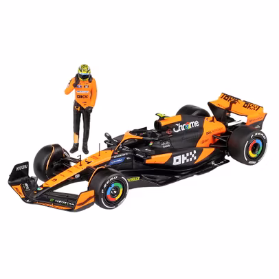 Macheta McLaren MCL38 F1 2024 No.4 Lando Norris - 1:24 Bburago