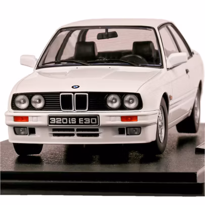 Macheta auto BMW 320iS E30 Italo M3 1989 alb 1:18-2