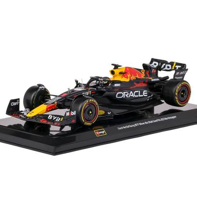 Macheta auto Red Bull RB19 F1 #1 Max Verstappen 2023 albastru cu rosu si galben 1:24