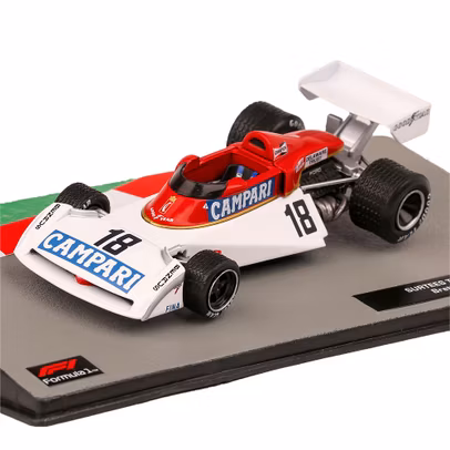 Macheta auto Surtees TS19 F1 #18 Brett Lunger 1976 1:43