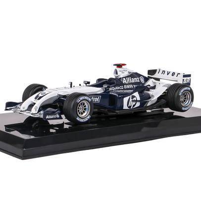 Macheta F1 Williams FW26 BMW #3 Juan Pablo Montoya GP 2004 negru cu alb 1:24