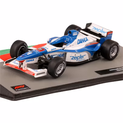 Macheta monopost F1 Arrows A18 No.1 Damon Hill 1997 alb cu albastru1-43