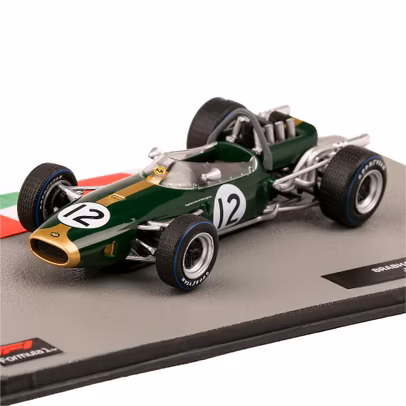 Macheta monopost F1 Brabham BT19 #12 Jack Brabham World Champion 1966 1-43