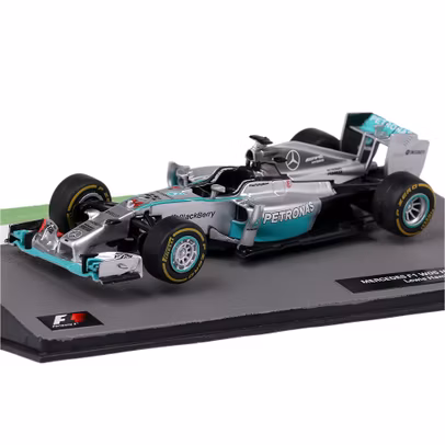 Macheta F1 Mercedes-Benz W05 Hybrid No.44 Lewis Hamilton 2014 1:43 - vedere 3/4 stanga fata