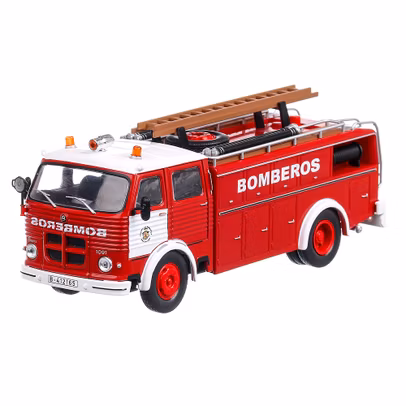 Macheta autospeciala Pompieri Pegaso  Comet 1091-1 Spania 1963 rosu 1:43