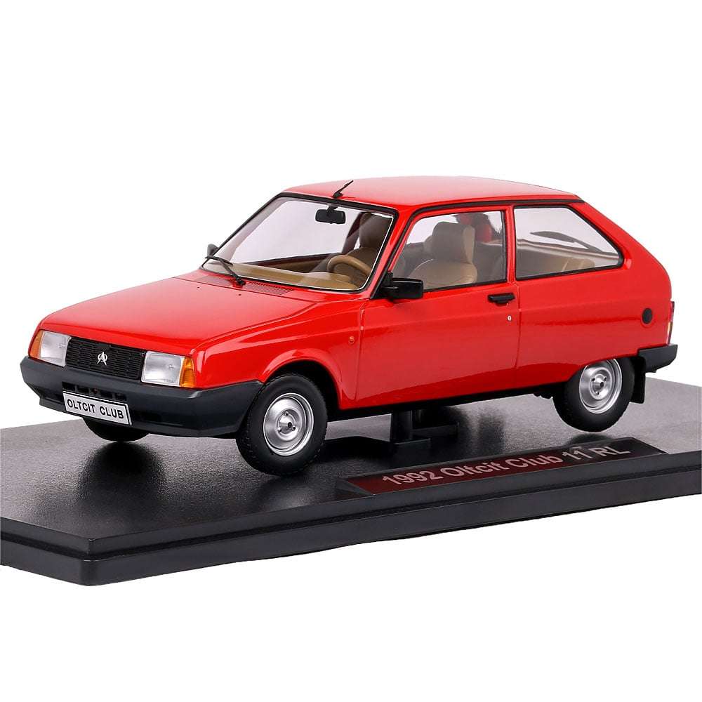 Macheta auto Oltcit Club 11 RL 1992 scara 1:18 rosu Triple 9