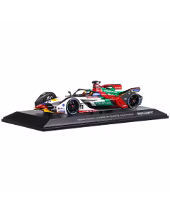 Audi Sport ABT Schaeffler L. Di Grassi Formula E Season 5 2018, macheta auto, scara 1:18, alb cu rosu si verde, Minichamps