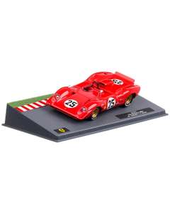 Macheta Ferrari 312 P 3.0L Spider No.25 12h Sebring 1969 rosu 1:43