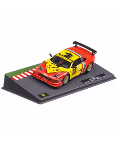 Macheta Ferrari F355 3.5L V8 No. 28 24h DAYTONA 2000 rosu cu galben 1:43