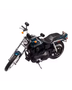 Macheta motocicleta Harley-Davidson Dyna Super Glide Sport 2003 albastru 1:12 Maisto