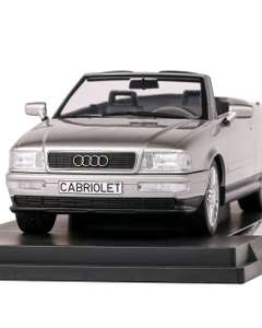 Macheta auto Audi Cabrio argintiu 1:18 MCG