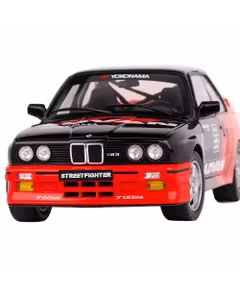 Macheta auto BMW M3 E30 Drift Team negru 1:18