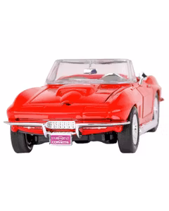 Macheta auto Chevrolet Corvette Stingray Convertible C2 1967 rosu 1:24 Motor Max