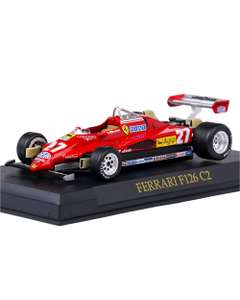 Macheta auto Ferrari F126 C2 Scara 1:43 rosu Magazine Models - Resigilat