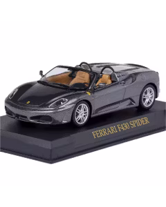 Macheta auto Ferrari F430 Spider Scara 1:43 gri Magazine Models - Resigilat