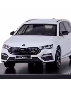 Macheta auto Skoda Octavia IV Combi RS 2020 alb Abrex