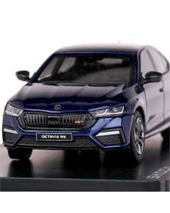 Macheta auto Skoda Octavia IV RS 2020 1:43 albastru
