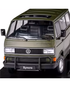 Macheta auto Volkswagen Bus T3 Syncro 1987 scara 1:18 verde KK Scale