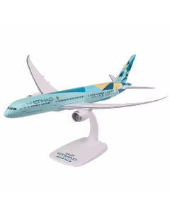Macheta avion Etihad Airways Boeing 787-10 Greenliner A6-BMH - scara 1:200, PPC 222260