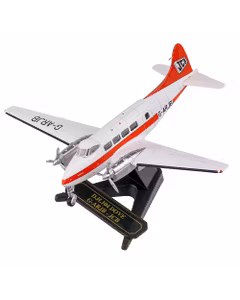 Macheta avion De Havilland DH.104 Dove G-ARJB - JCB Aviation - scara 1:72, Oxford Diecast 72DV008