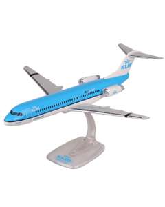 Macheta avion KLM Cityhopper Fokker 100 PH-OFP - scara 1:100, PPC