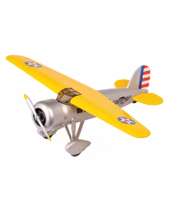 Macheta avion Lockheed Vega 6 pasageri 1927 argintiu 1:45