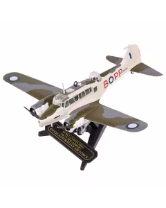 Macheta avion militar Avro Anson AW665 PP-B - 71 Squadron RAAF - scara 1:72, Oxford Diecast