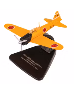 Macheta avion Mitsubishi A6M2-21 ZERO Avion antrenament 1944 scara 1:72 Oxford