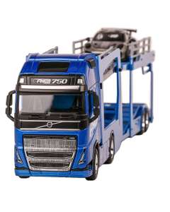 Macheta camion Volvo FH16 Globetrotter 750 XXL albastru 1-43