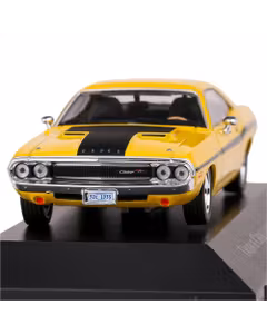 Macheta Auto Dodge Challenger R/T 440 Coupe 1970 Galben 1:43