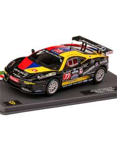 Macheta Ferrari F430 GT3 No.73 24h Spa Francorchamps 2012 galben cu negru 1:43
