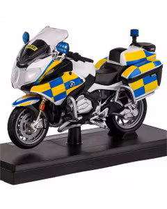 Macheta moto BMW R1200RT Politie Marea Britanie 2018 scara 1:18