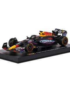 Macheta Red Bull RB19 F1 Verstappen GP Miami 2023 cu casca pilot 1:43