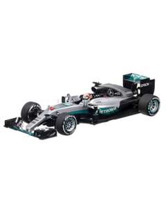 Mercedes AMG W07 hybrid, #44, AMG Petronas F1, L.Hamilton, 2016, macheta auto, scara 1:18, argintiu, Minichamps