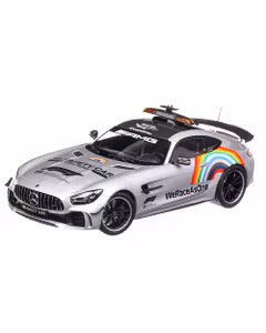 Mercedes-Benz AMG GT-R C190 Safety car F1 2020, macheta auto, scara 1:18, gri, Minichamps