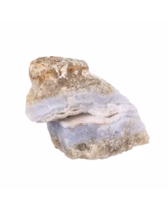 Mineralele pamantului nr.81 - Calcedonie albastra